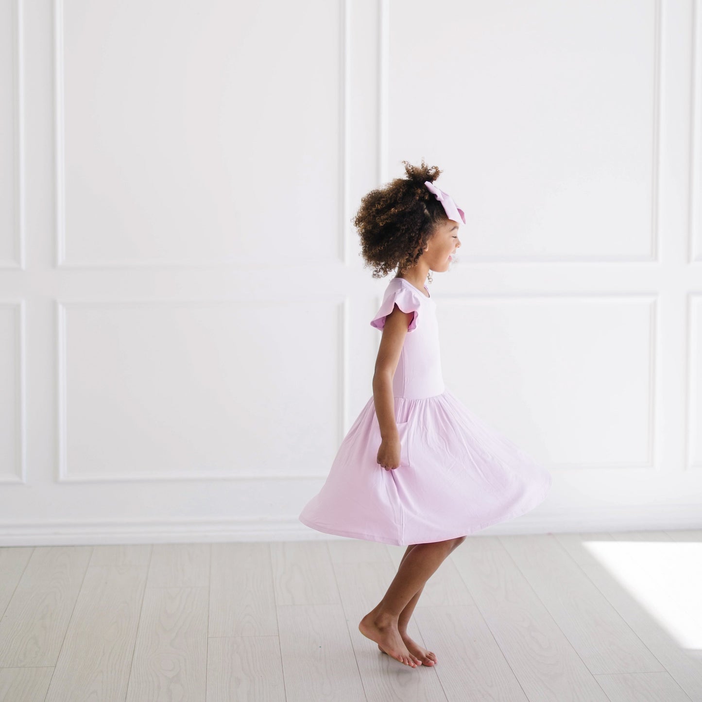 Pocket Dress in Thistle