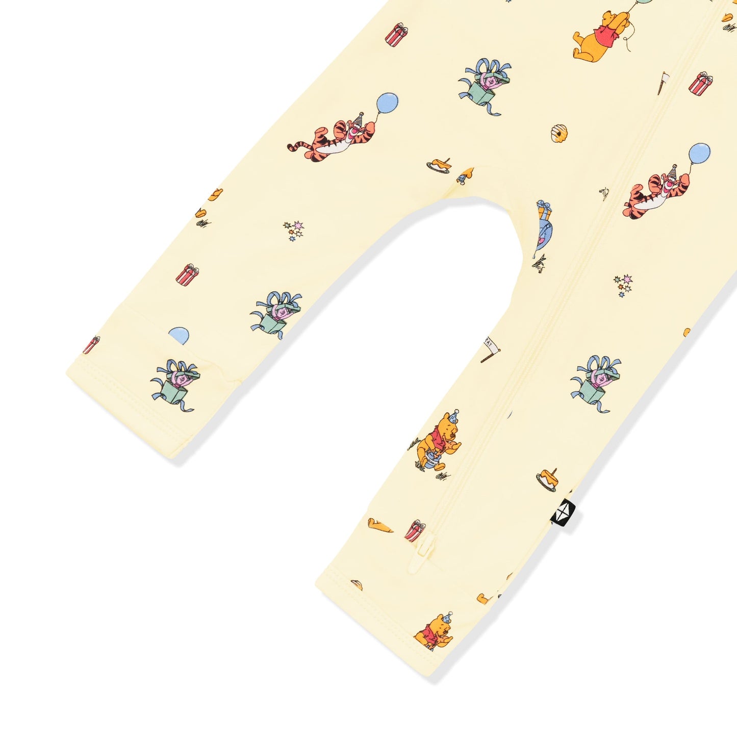 Zippered Romper in Winnie the Pooh Celebration