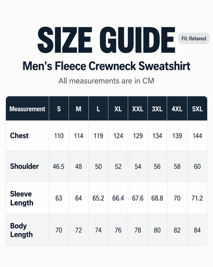 🔥 Last Day Sale – Men’s Fleece Crewneck Sweatshirts | 6-Pack