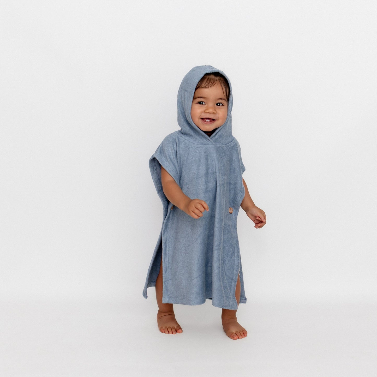 Swim Poncho in Slate