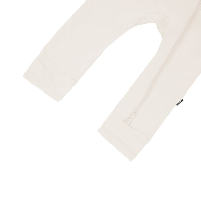 Zippered Romper in Oat
