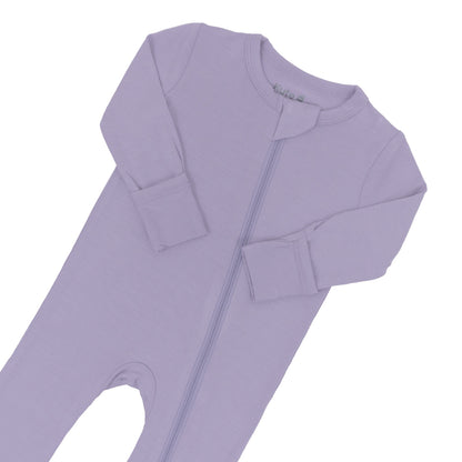 Zippered Romper in Taro
